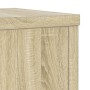 Plant stands 2 units oak wood Sonoma 25x25x35 cm by , Pot stands - Ref: Foro24-852908, Price: 43,99 €, Discount: %