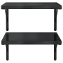 Estantes de pared 2 uds acero inoxidable negro 50x40 cm de , Estantes y estanterías - Ref: Foro24-3214517, Precio: 70,99 €, D...