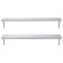 Wandregale 2 Stück Edelstahl silber 100x30 cm von , Regale und Regale - Ref: Foro24-3214503, Preis: 76,31 €, Rabatt: %