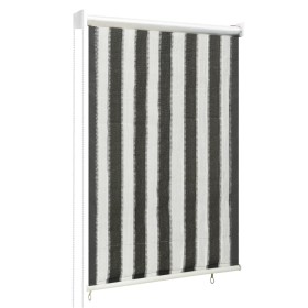 Anthracite gray and white striped roller blind 60x140 cm by vidaXL, Blinds and blinds - Ref: Foro24-312679, Price: 23,99 €, D...