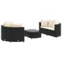 5-piece garden furniture set with black synthetic rattan cushions by , Garden sets - Ref: Foro24-3308440, Price: 337,35 €, Di...