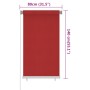 Persiana enrollable de jardín HDPE rojo 80x140 cm de vidaXL, Persianas y estores - Ref: Foro24-312888, Precio: 28,75 €, Descu...