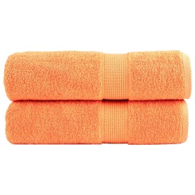 Hand towels 2 units 100% cotton green 100x150 cm 600 gsm by , Towels - Ref: Foro24-137383, Price: 37,21 €, Discount: %