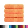 4 orange 100% cotton bath towels 70x140 cm 600 gsm by , Towels - Ref: Foro24-137381, Price: 48,99 €, Discount: %