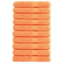 Sauna towels 10 pcs 100% cotton orange 80x200 cm 600 gsm by , Towels - Ref: Foro24-137388, Price: 175,18 €, Discount: %