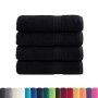 Toallas de mano 4 uds 100% algodón negro 50x100 cm 600 gsm de , Toallas - Ref: Foro24-137426, Precio: 27,99 €, Descuento: %