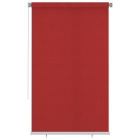 Persiana enrollable de jardín HDPE rojo 140x230 cm de vidaXL, Persianas y estores - Ref: Foro24-312904, Precio: 43,99 €, Desc...