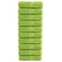 Toallas 10 unidades 100% algodón verde manzana 30x30 cm 600 gsm de , Toallas - Ref: Foro24-137493, Precio: 19,70 €, Descuento: %