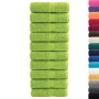 Toallas 10 unidades 100% algodón verde manzana 30x30 cm 600 gsm de , Toallas - Ref: Foro24-137493, Precio: 19,70 €, Descuento: %