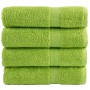 Toallas de mano 4 uds algodón verde manzana 50x100 cm 600 gsm de , Toallas - Ref: Foro24-137498, Precio: 29,06 €, Descuento: %