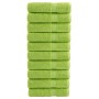 Apple green cotton shower towels 10 pcs 70x140 cm 600 gsm by , Towels - Ref: Foro24-137502, Price: 119,49 €, Discount: %