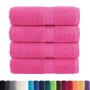 Toallas 4 unidades 100% algodón rosa 30x30 cm 600 gsm de , Toallas - Ref: Foro24-137516, Precio: 12,34 €, Descuento: %