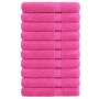 Premium towels 10 units 100% cotton pink 100x200 cm 600 gsm by , Towels - Ref: Foro24-137535, Price: 223,99 €, Discount: %