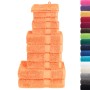 Set of 12 towels 100% cotton orange 600 gsm by , Towels - Ref: Foro24-137580, Price: 54,63 €, Discount: %