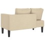 Daybed sofa with cream fabric cushions by , Daybeds - Ref: Foro24-4007584, Price: 158,44 €, Discount: %