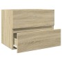 Sonoma oak veneer bathroom cabinet 60x38.5x45 cm by , Bathroom furniture - Ref: Foro24-849636, Price: 47,25 €, Discount: %