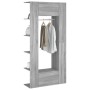 Entryway furniture 2 pieces plywood gray Sonoma by vidaXL, Lockers and storage cabinets - Ref: Foro24-3114180, Price: 139,38 ...