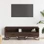 Mueble de TV madera de ingeniería marrón roble 122x34x41 cm de , Muebles TV - Ref: Foro24-848583, Precio: 107,99 €, Descuento: %