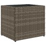 Synthetic gray rattan planter 36x30x32 cm by , Pots and planters - Ref: Foro24-366427, Price: 35,99 €, Discount: %