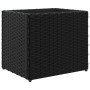 Black synthetic rattan planter 36x30x32 cm by , Pots and planters - Ref: Foro24-366425, Price: 35,66 €, Discount: %