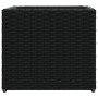 Black synthetic rattan planter 36x30x32 cm by , Pots and planters - Ref: Foro24-366425, Price: 35,66 €, Discount: %