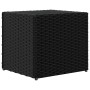 Black synthetic rattan planter 36x30x32 cm by , Pots and planters - Ref: Foro24-366425, Price: 35,66 €, Discount: %