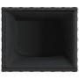 Black synthetic rattan planter 36x30x32 cm by , Pots and planters - Ref: Foro24-366425, Price: 35,66 €, Discount: %