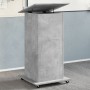 Engineered wood lectern with wheels and drawer, 55x55x107cm by , Desks - Ref: Foro24-848027, Price: 132,13 €, Discount: %