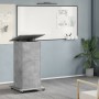 Engineered wood lectern with wheels and drawer, 55x55x107cm by , Desks - Ref: Foro24-848027, Price: 132,13 €, Discount: %