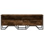 Engineered wood TV stand in smoked oak, 122x34x41 cm by , TV Furniture - Ref: Foro24-848581, Price: 103,91 €, Discount: %