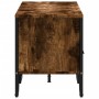 Engineered wood TV stand in smoked oak, 122x34x41 cm by , TV Furniture - Ref: Foro24-848581, Price: 103,91 €, Discount: %