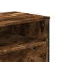 Engineered wood TV stand in smoked oak, 122x34x41 cm by , TV Furniture - Ref: Foro24-848581, Price: 103,91 €, Discount: %