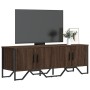 Engineered wood TV stand in brown oak, 122x34x41 cm by , TV Furniture - Ref: Foro24-848588, Price: 79,23 €, Discount: %