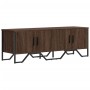 Engineered wood TV stand in brown oak, 122x34x41 cm by , TV Furniture - Ref: Foro24-848588, Price: 90,99 €, Discount: %