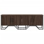 Engineered wood TV stand in brown oak, 122x34x41 cm by , TV Furniture - Ref: Foro24-848588, Price: 90,99 €, Discount: %