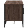 Engineered wood TV stand in brown oak, 122x34x41 cm by , TV Furniture - Ref: Foro24-848588, Price: 90,99 €, Discount: %