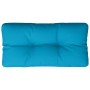 Light blue fabric cushion for pallet sofa 80x40x12 cm by , Cushions for chairs and sofas - Ref: Foro24-360605, Price: 26,64 €...