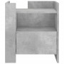 Mesita de noche madera de ingeniería gris hormigón 45x50x50 cm de , Mesitas de noche - Ref: Foro24-848279, Precio: 79,73 €, D...