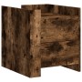 Mesita de noche madera de ingeniería roble ahumado 45x50x50 cm de , Mesitas de noche - Ref: Foro24-848287, Precio: 81,47 €, D...