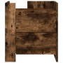 Mesita de noche madera de ingeniería roble ahumado 45x50x50 cm de , Mesitas de noche - Ref: Foro24-848287, Precio: 81,47 €, D...