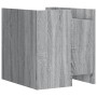 Bedside table made of gray Sonoma engineered wood, 45x50x50 cm. by , Nightstands - Ref: Foro24-848302, Price: 60,04 €, Discou...