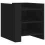 Engineered wood black bedside table 45x50x50 cm by , Nightstands - Ref: Foro24-848291, Price: 60,88 €, Discount: %