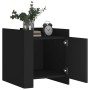 Mesita de noche madera de ingeniería negro 45x50x50 cm de , Mesitas de noche - Ref: Foro24-848298, Precio: 60,04 €, Descuento: %