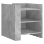 Bedside table made of gray concrete engineered wood, 45x50x50 cm. by , Nightstands - Ref: Foro24-848293, Price: 65,40 €, Disc...