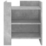 Mesita de noche madera de ingeniería gris hormigón 45x50x50 cm de , Mesitas de noche - Ref: Foro24-848293, Precio: 64,99 €, D...