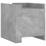 Mesita de noche madera de ingeniería gris hormigón 45x50x50 cm de , Mesitas de noche - Ref: Foro24-848300, Precio: 58,42 €, D...