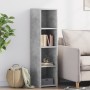 Tall engineered wood sideboard in gray concrete 30x41x124 cm by , Sideboards - Ref: Foro24-846379, Price: 66,38 €, Discount: %