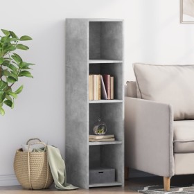 Aparador alto madera de ingeniería gris hormigón 30x41x124 cm de , Aparadores - Ref: Foro24-846379, Precio: 75,99 €, Descuent...