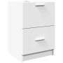 Engineered wood white bathroom cabinet 40x37x59 cm by , Bathroom furniture - Ref: Foro24-848101, Price: 73,00 €, Discount: %