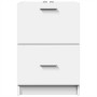 Engineered wood white bathroom cabinet 40x37x59 cm by , Bathroom furniture - Ref: Foro24-848101, Price: 73,00 €, Discount: %